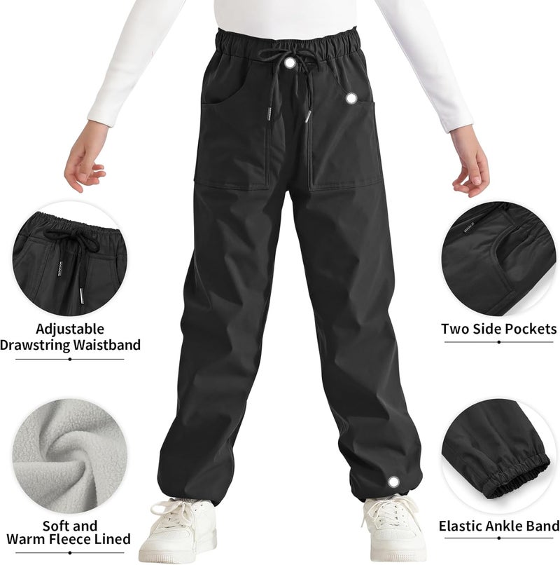 Dreammonkey Kids Snow Pants - Waterproof, Fleece Lined, Windproof & Thermal Insulated Ski/Snow Play Pants for 2T-14Y - Image 2